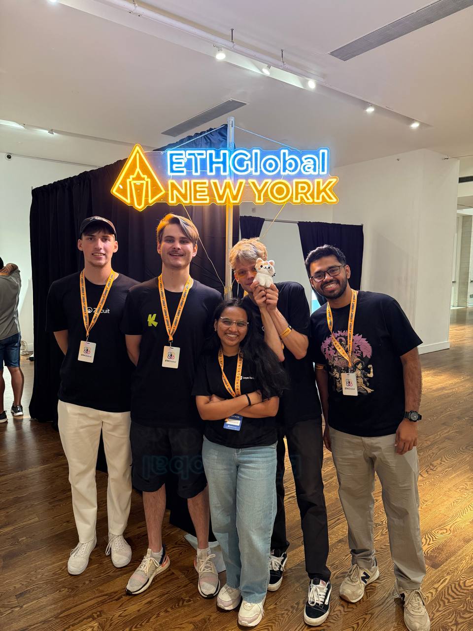 Developers collaborating at a hackathon