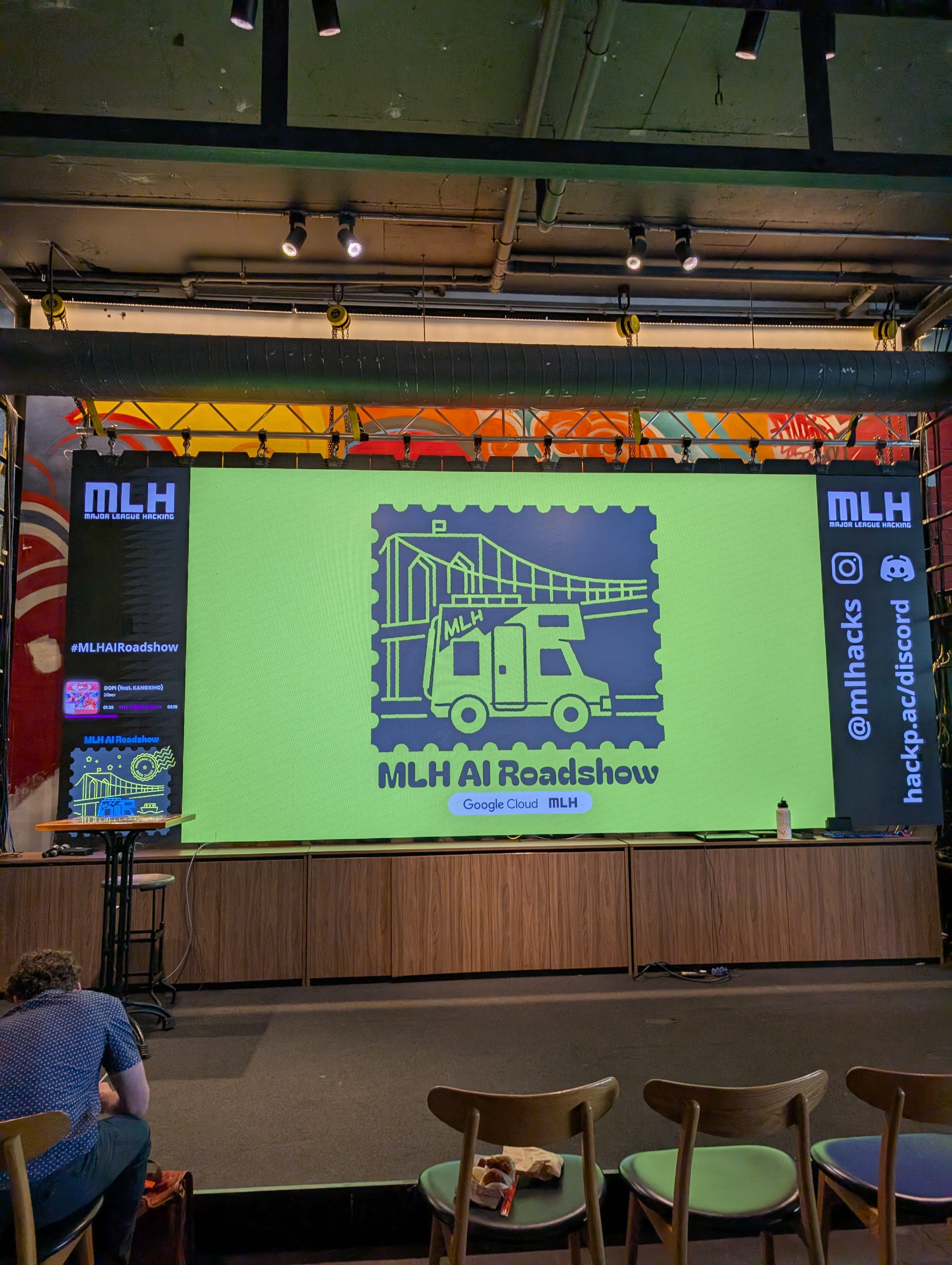 Developers presenting their demo